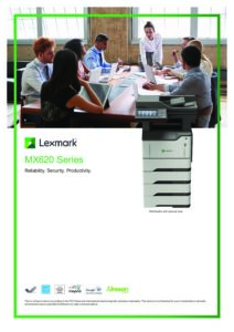 Lexmark MX622ade brochure (opens specifications)