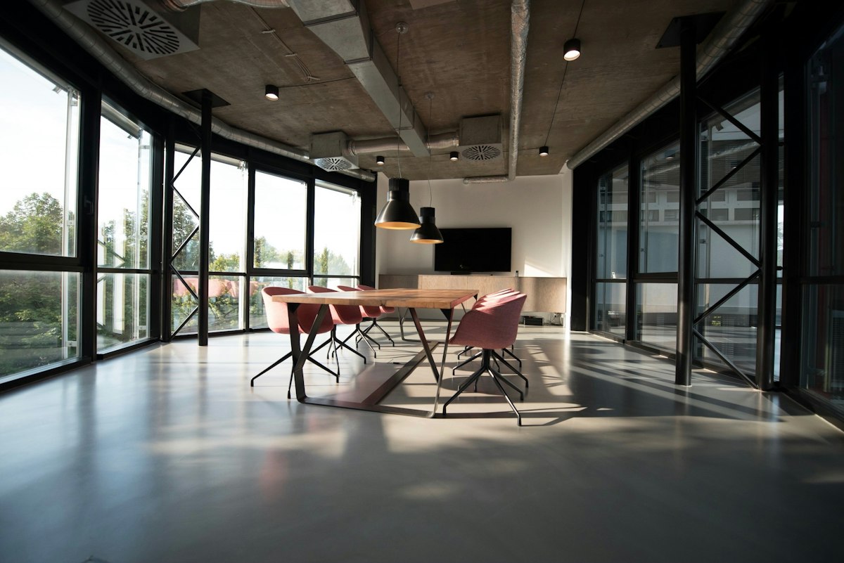 Modern corporate office interior